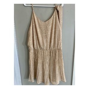 Plus size leopard romper 1XL